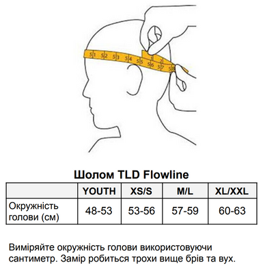 Шлем TLD FLOWLINE Youth MIPS, one size (48-53 cm), orbit (magenta/black)