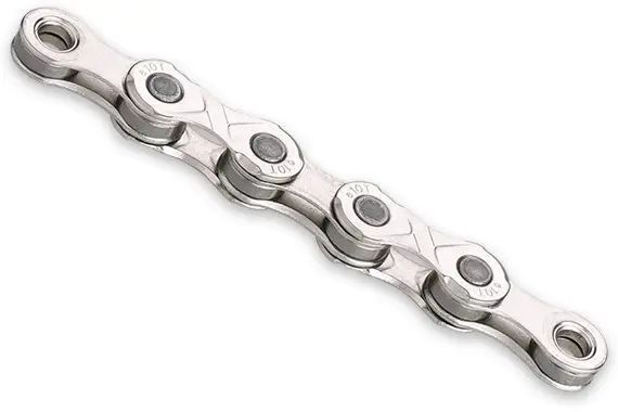 Ланцюг KMC e10, 10 speed, 122 links, silver + замок