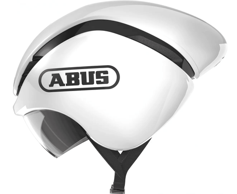 Шлем ABUS GAMECHANGER TT Shiny White M фото