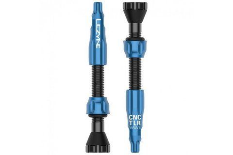 Ніпелі Lezyne CNC TLR 44mm (2 pcs) blue фото