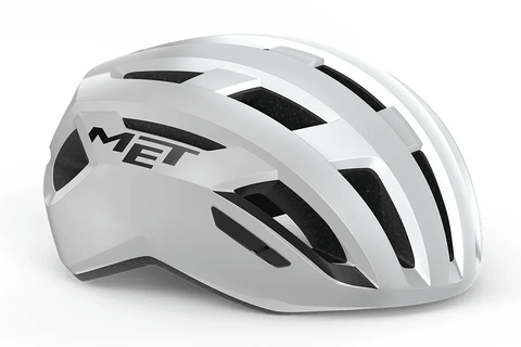 Шлем MET VINCI MIPS white silver glossy фото
