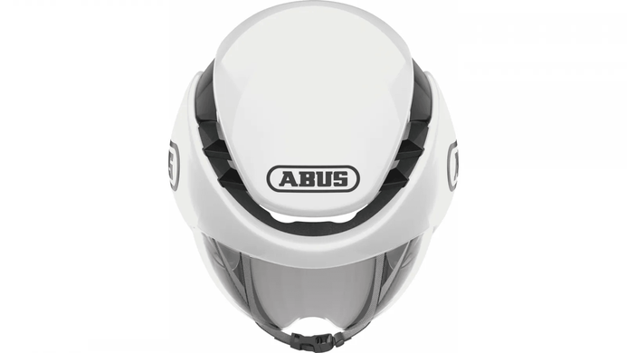 Шлем ABUS GAMECHANGER TT Shiny White M фото