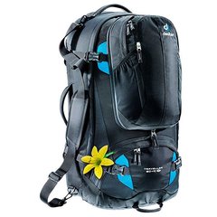 Рюкзак DEUTER Traveller 60+10 SL black-turquoise фото