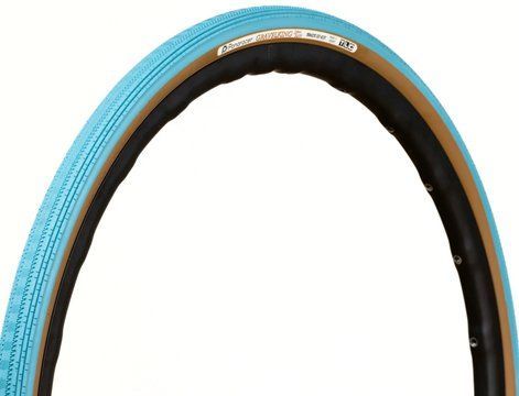 Покрышка 28" Panaracer Gravelking SS 700x38C Turquoise Blue/brown