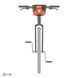 Сумка велосипедная на руль Ortlieb Ultimate Six Free, 6,5 л, rust-black F3412 фото 5