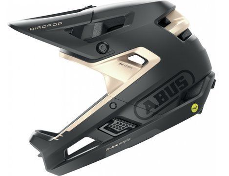 Шлем ABUS AIRDROP MIPS Black Gold L|Xl фото