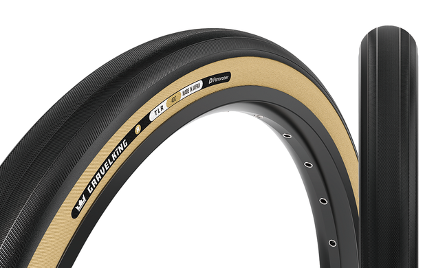Покришка 28" Panaracer Gravelking Slick R (Gen2) 700x35C (35-622) 120TPI Folding TLR black/amber