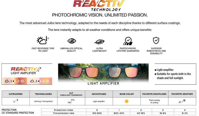 Окуляри Julbo DENSITY (Reactive 1-3 Light Amplifier) green olive / grey фото