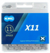 Цепь KMC X11 Gray 118 звеньев + замок X11_G_118 фото 1