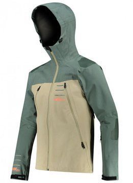 Велокуртка LEATT MTB 5.0 All Mountain Jacket, Green/Beige, M фото