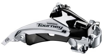 Перемикач передній Shimano FD-TY510, Top-Swing, універс.тяга, хомут 34.9мм (S/M адаптеры), для 48Т фото