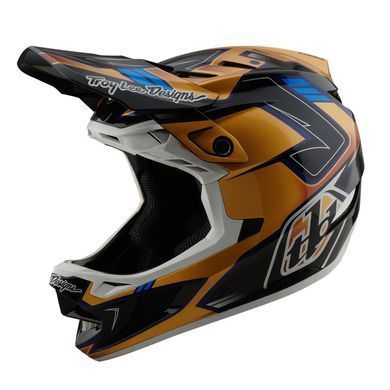 Шолом TLD D4 Composite MIPS, M, royalty black gold