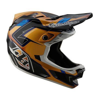 Шолом TLD D4 Composite MIPS, M, royalty black gold