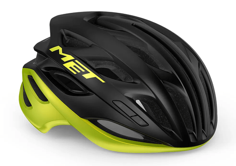 Шолом MET ESTRO MIPS Black Lime Yellow Metallic Glossy фото