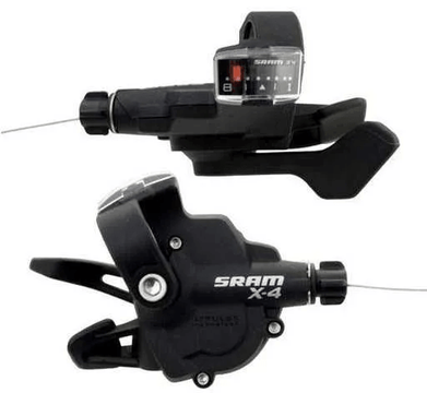 Манетка Sram X4, 8 speed, black фото