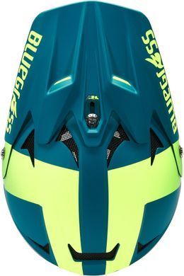 Шлем BLUEGRASS INTOX CE PETROL BLUE FLUO YELLOW | MATT XS фото