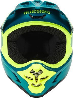 Шлем BLUEGRASS INTOX CE PETROL BLUE FLUO YELLOW | MATT XS фото