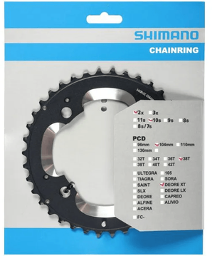 Звезда шатунов Shimano FC-M785 Deore XT, 38T фото