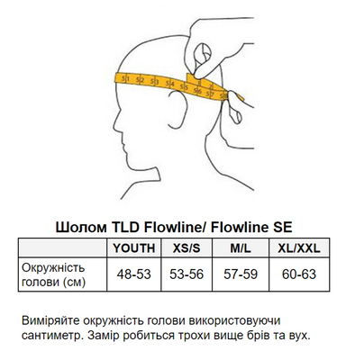 Шолом TLD FLOWLINE MIPS, M/L, point (black)