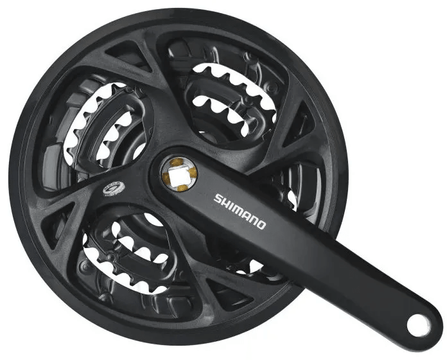 Шатуны Shimano FC-M371-3 Altus, 175mm, 48X36X26T, with bolts фото