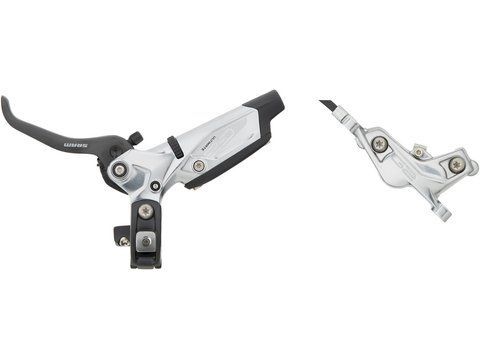 Тормоз SRAM G2 Ultimate Carbon Ti, 4 поршня, гидролиния 950 мм, серый A2, передний фото