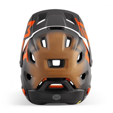 Шолом MET PARACHUTE MCR MIPS Black Orange фото