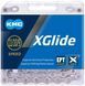 Ланцюг KMC X-Glide EPT Cues, 9/10/11 speed, 126 links, silver + замок