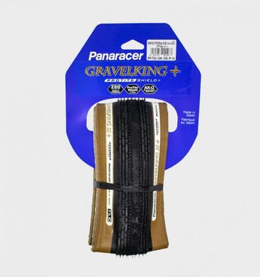 Покрышка GRAVELKING SS+ Panaracer, 700x32C Black/Brown фото