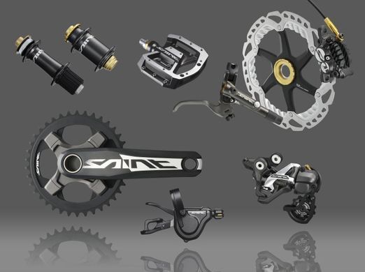 Тормоз Shimano M820, Saint (BR-M820), дисковый, гидравлический, задний (правая ручка BL-M820-B, гидролиния 1700мм) фото