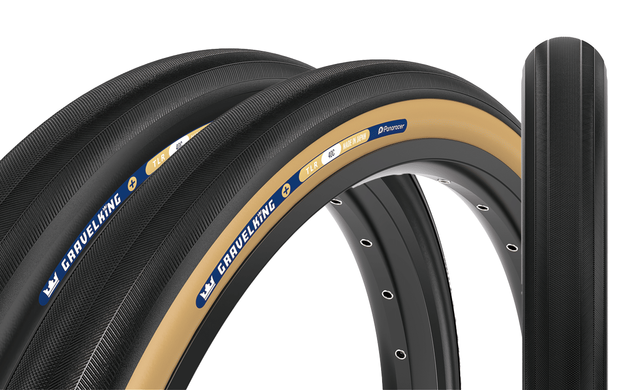 Покришка 28" Panaracer Gravelking Slick Plus (Gen2) 700x35C (35-622) 120TPI Folding TLR black/brown