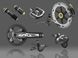 Тормоз Shimano M820, Saint (BR-M820), дисковый, гидравлический, задний (правая ручка BL-M820-B, гидролиния 1700мм) IM820BJRRXNA170 фото 2