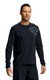 Велофутболка RaceFace Conspiracy LS Jersey Black L фото