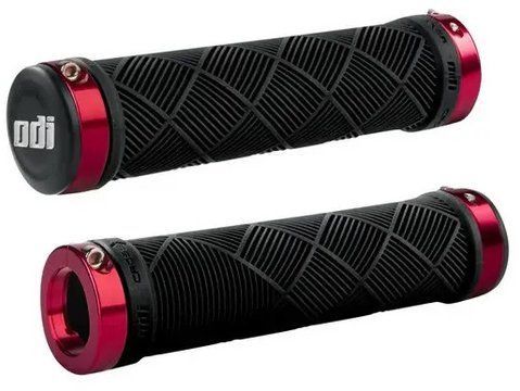 Гріпси ODI Cross Trainer MTB Lock-On Bonus Pack, Black w/Red Clamps фото