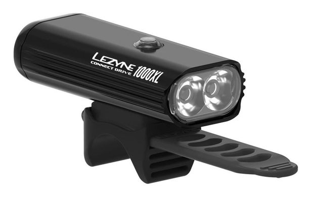 Комплект світла Lezyne CONNECT DRIVE PRO 1000XL / STRIP CONNECT PAIR, Чорний