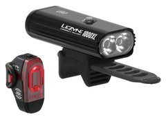 Комплект світла Lezyne CONNECT SMART 1000XL / KTV SMART PAIR, Чорний