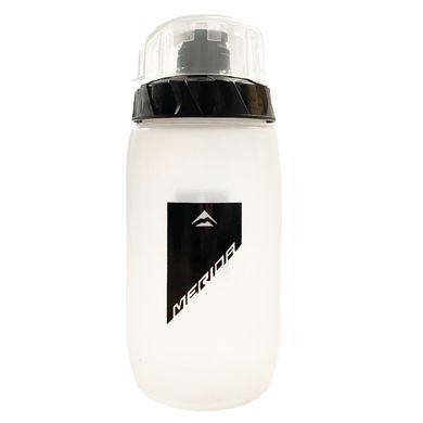 Фляга 450 ml Merida Bottle Transparent Black с крышкой фото