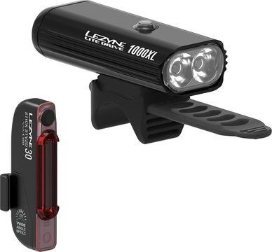 Комплект света Lezyne LITE DRIVE 1000XL / STICK PAIR, Черный