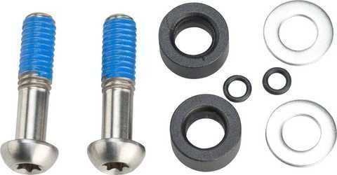 Проставки и болты для крепления калипера (тормоза) SRAM Post Spacer Set - 10 S (Front 170), (Standard) Includes Titanium T25 Caliper Mounting Bolts (Standard)