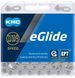Цепь KMC eGlide EPT Cues, 9/10/11 speed, 132 links, silver + замок