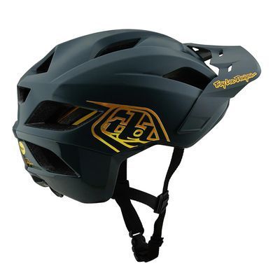 Шолом TLD FLOWLINE Youth MIPS, one size (48-53 cm), point (gray/gold)