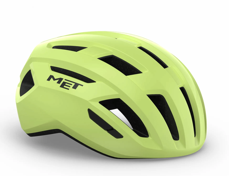 Шлем MET VINCI MIPS ultra lime glossy фото
