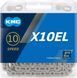 Ланцюг KMC X10EL, 10 speed, 114 links, silver + замок