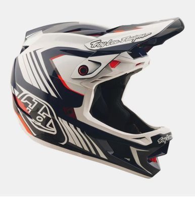 Шолом TLD D4 Polyacrylite, L, qualifier (blue/white)