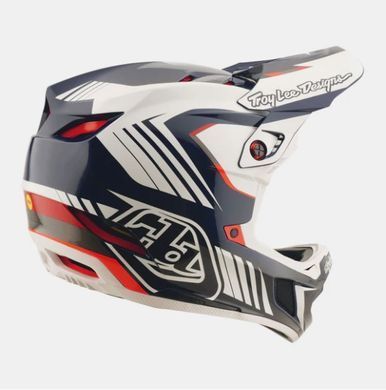 Шолом TLD D4 Polyacrylite, L, qualifier (blue/white)