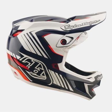 Шолом TLD D4 Polyacrylite, L, qualifier (blue/white)
