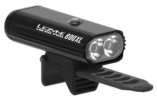 Комплект світла Lezyne MICRO PRO 800XL / STRIP PAIR, Чорний