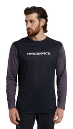 Велофутболка RaceFace Indy LS Jersey Charcoal L фото