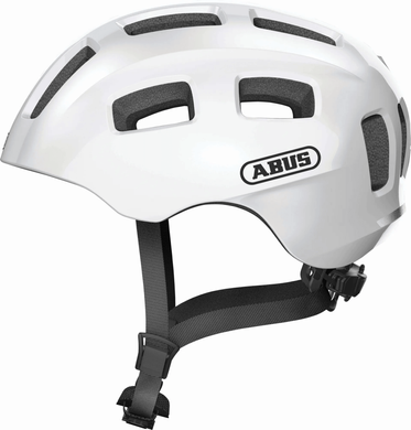 Шлем детский ABUS YOUN-I 2.0 Pearl White S фото