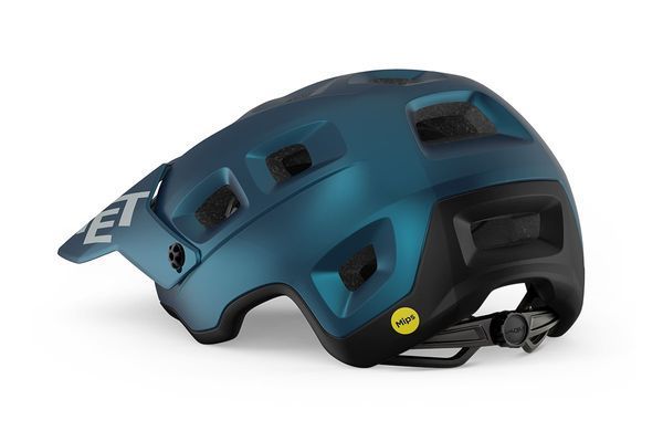 Шлем MET TERRANOVA MIPS Teal Blue Black Metallic фото