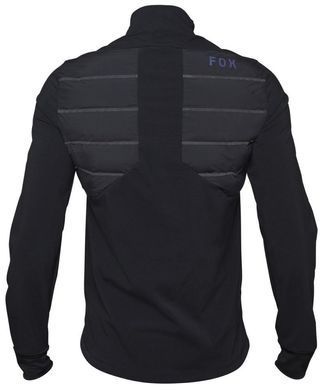 Велокуртка FOX FLEXAIR FIRE HYBRID Jacket - LUNAR, Black, XL фото